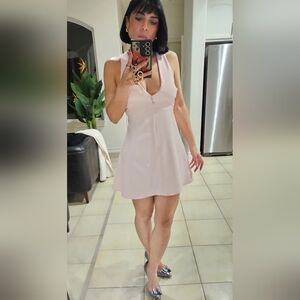 Zara Light Pink Mini Dress